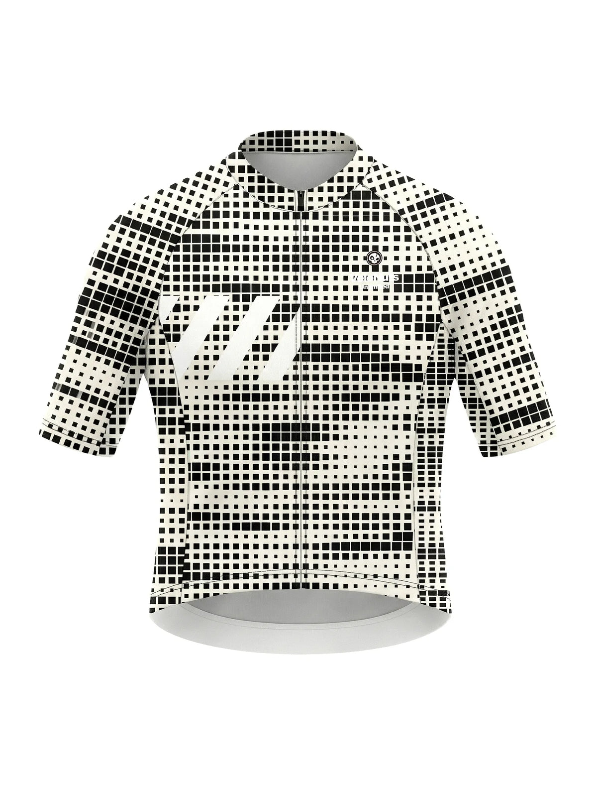 ROCKBROS heren fietsshirt Pixel Riot ademend wielershirt Mono Pixel Grid
