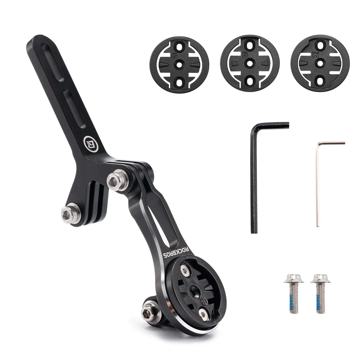 Aluminium fietscomputerhouder met dubbele accessoiremontage