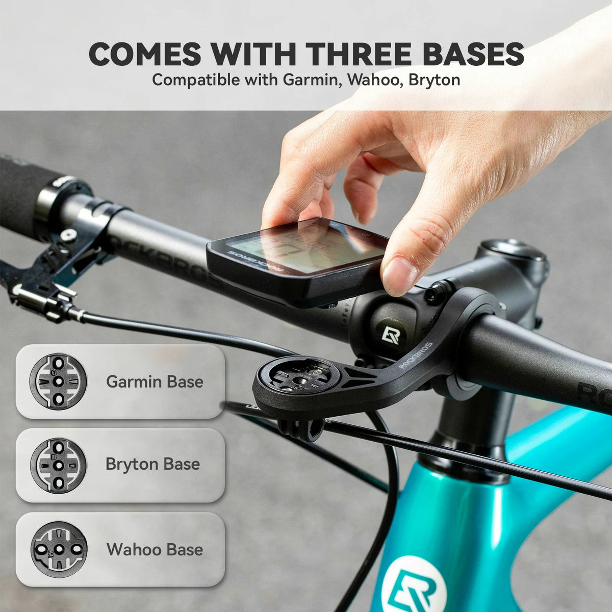 Fietscomputerhouder voor GPS-apparaten 31,8 mm