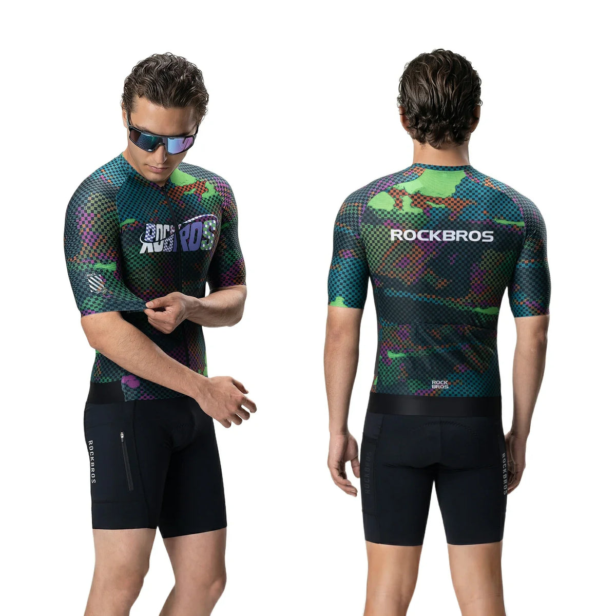 ROCKBROS ademend korte mouw fietsshirt#xl