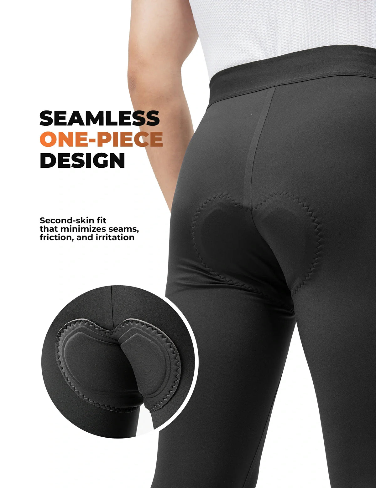 Lange fietsbroek met Elastic Interface 3D-zeem