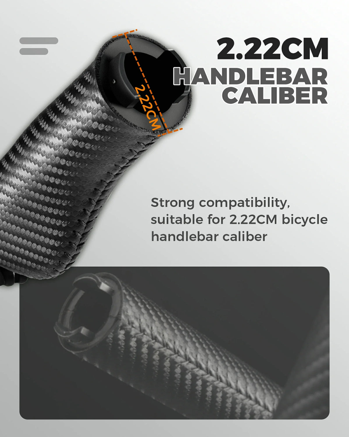 ROCKBROS ergonomische fietshandvatten van pu-leer