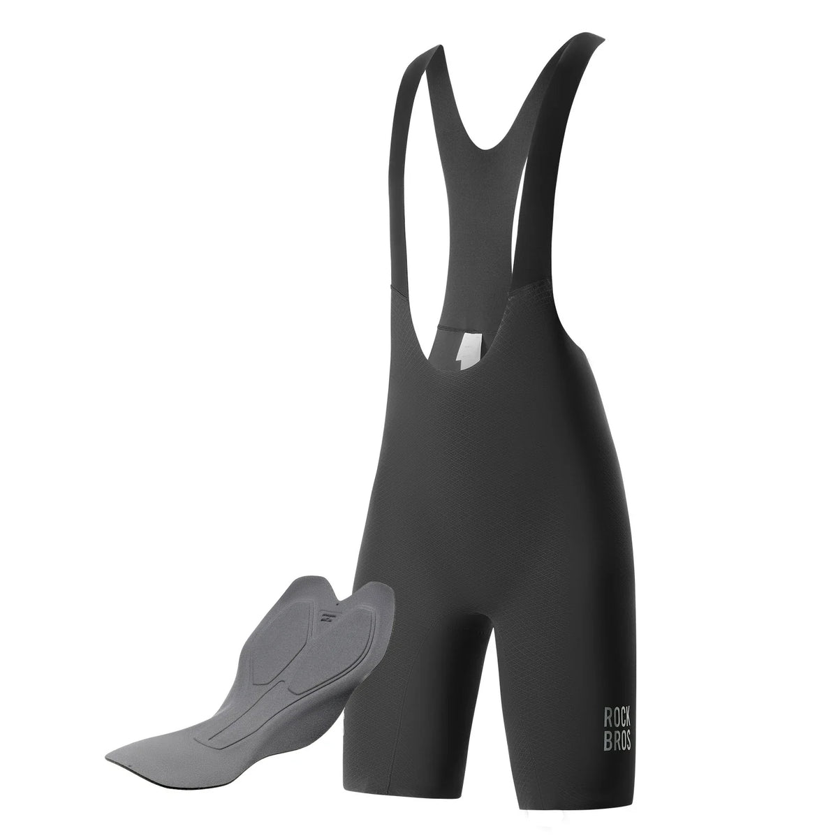 ROCKBROS heren fietsbroek met bretels en 3d-zeem