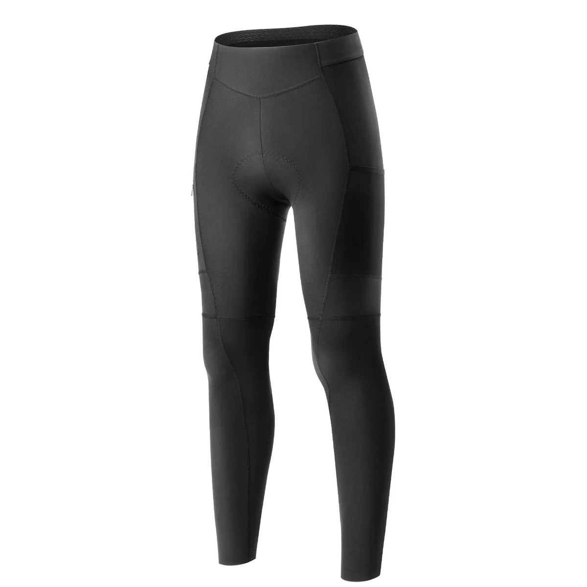 Heren lange ademende fietsbroek met 3D-zeem