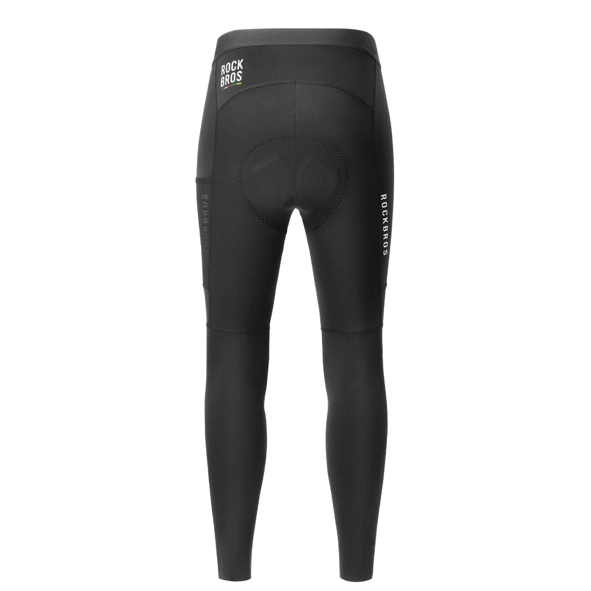Heren lange ademende fietsbroek met 3D-zeem