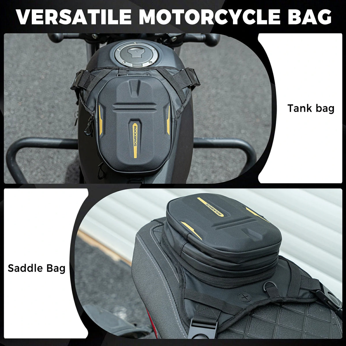 Waterafstotende motor tank- en beentas
