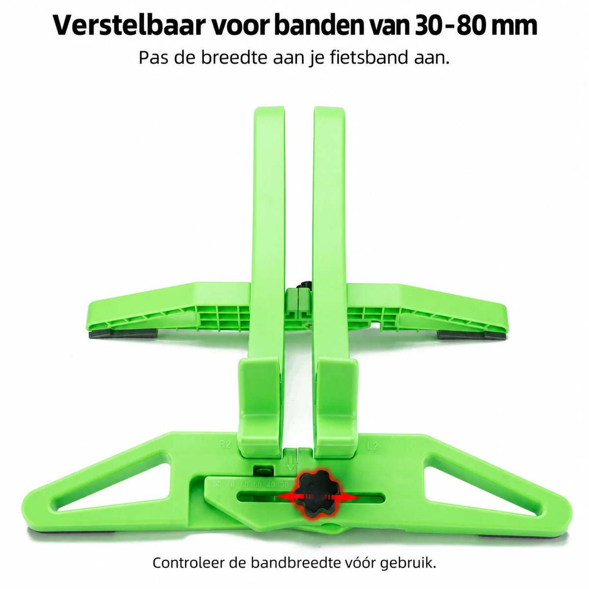 Fietsparkeerstandaard voor banden van 30–80 mm