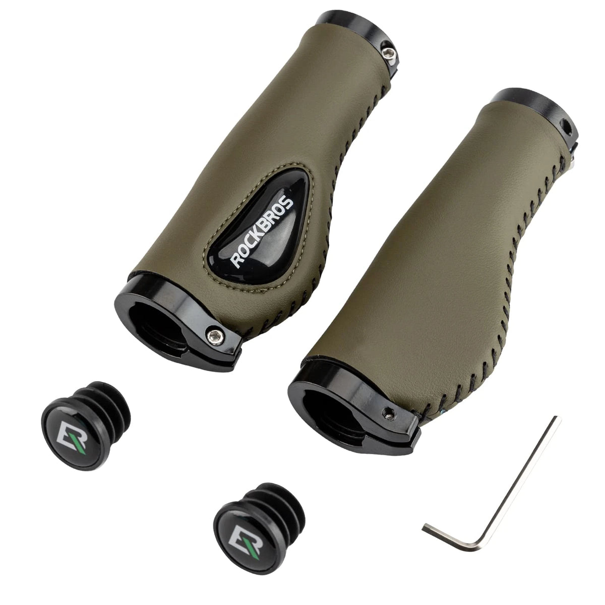 Ergonomische fietshandvatten met gel en lock-systeem