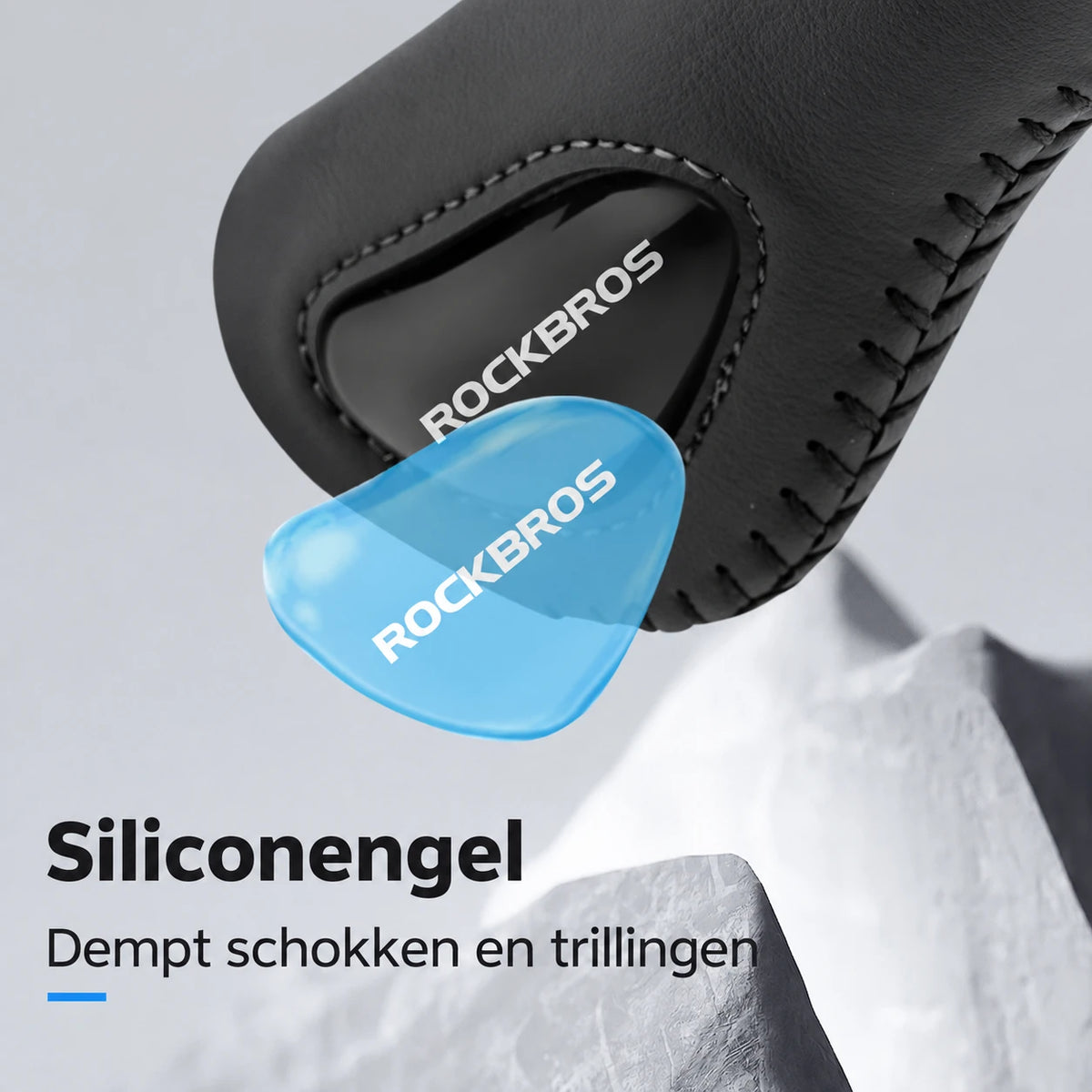 Ergonomische fietshandvatten met gel en lock-systeem