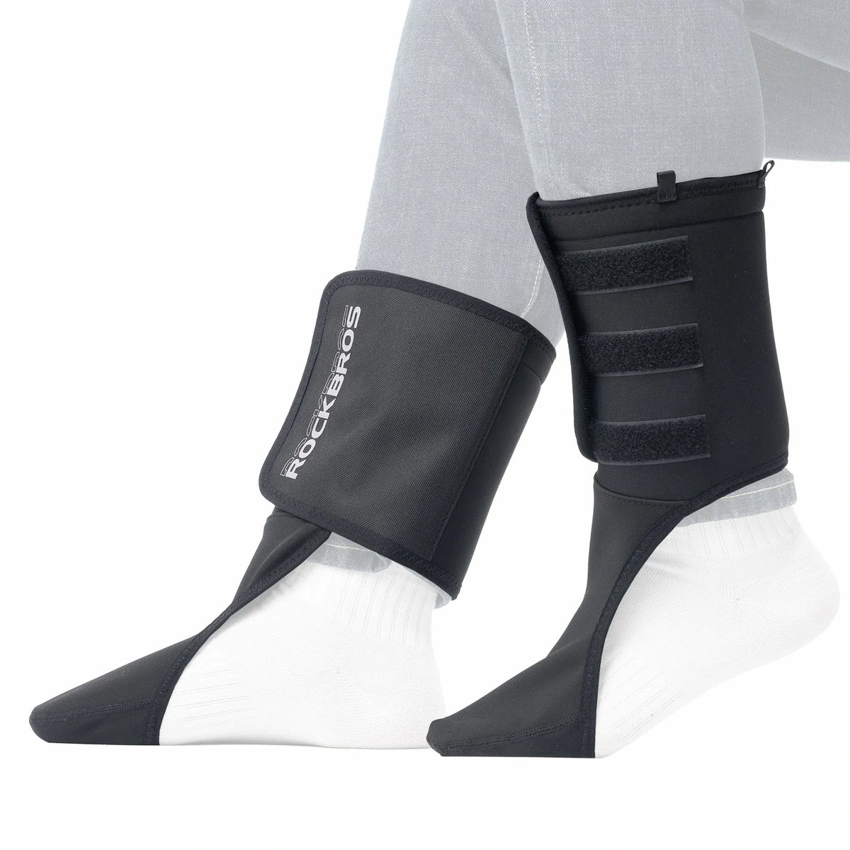 Windwerende winter enkel- en beenwarmers