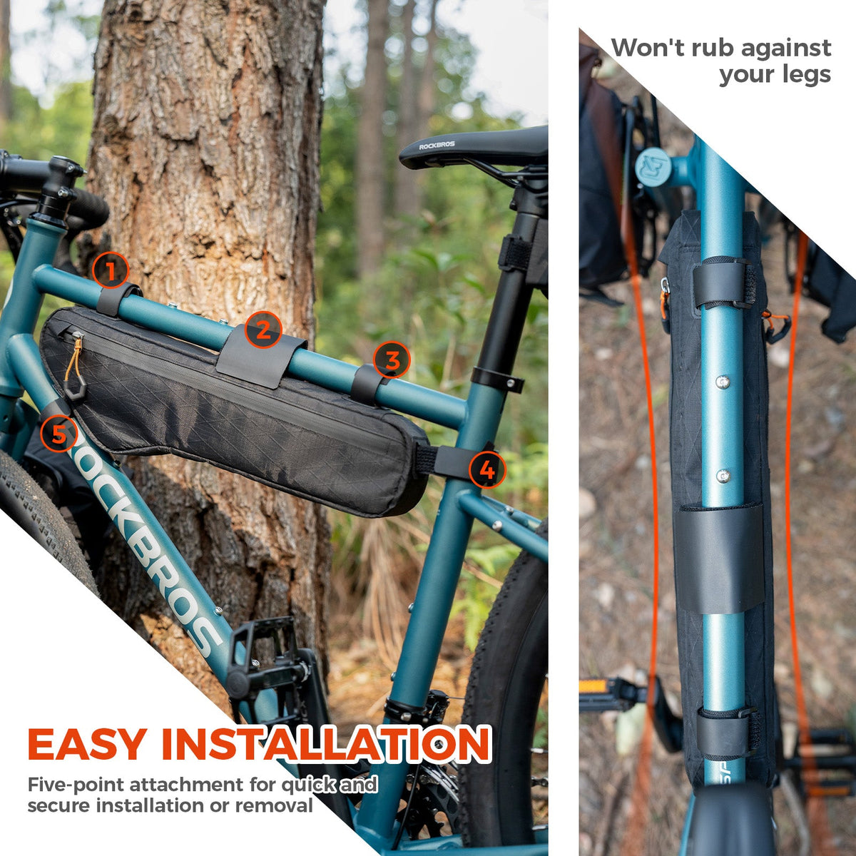 Bikepacking frametas 3,5–5 L