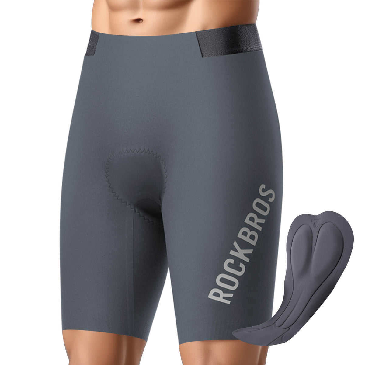 ROCKBROS heren endurance fietsbroek met zeem YDDK012#blauw