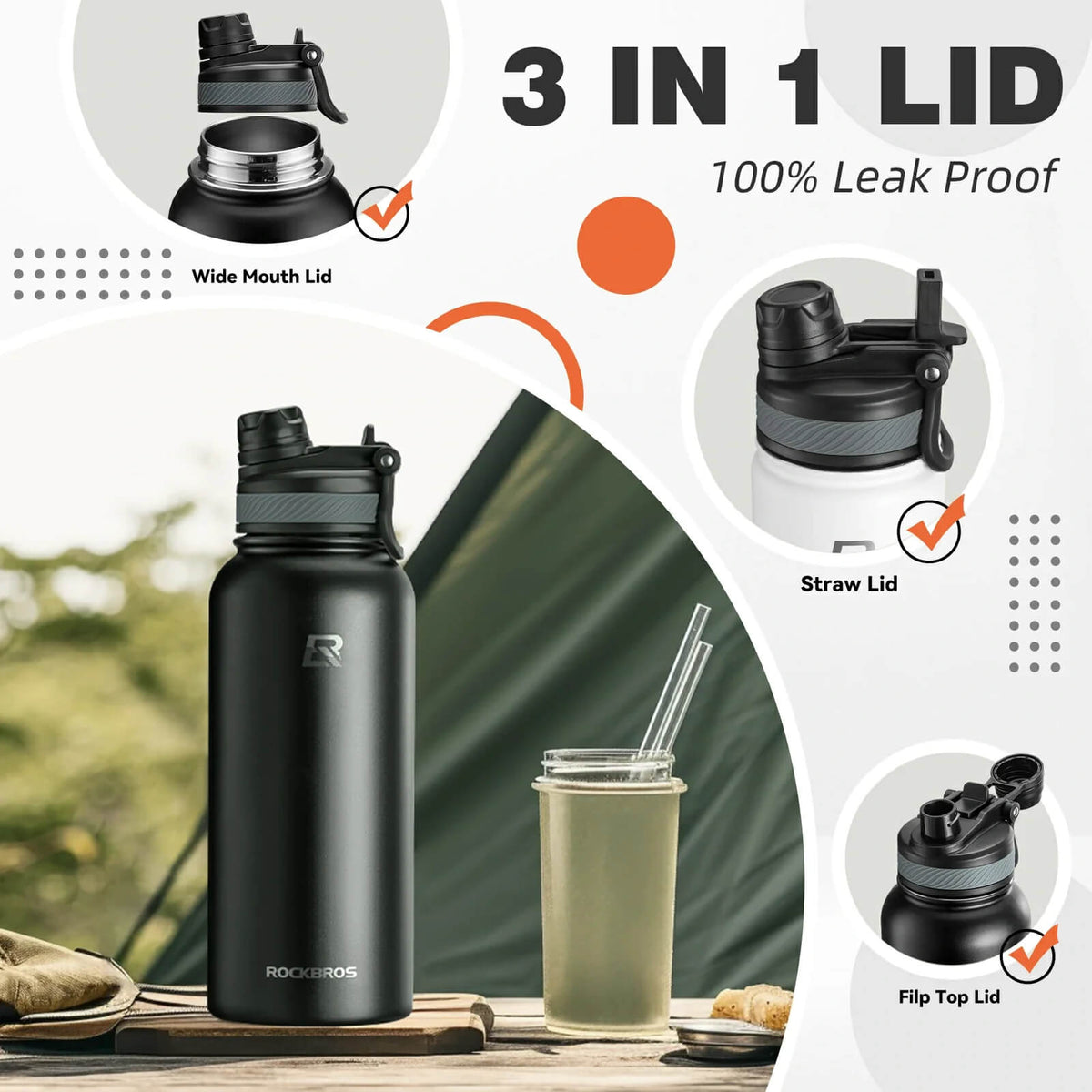 RVS thermosfles met rietje en draaggreep – 550/650 ml – productdetail 6