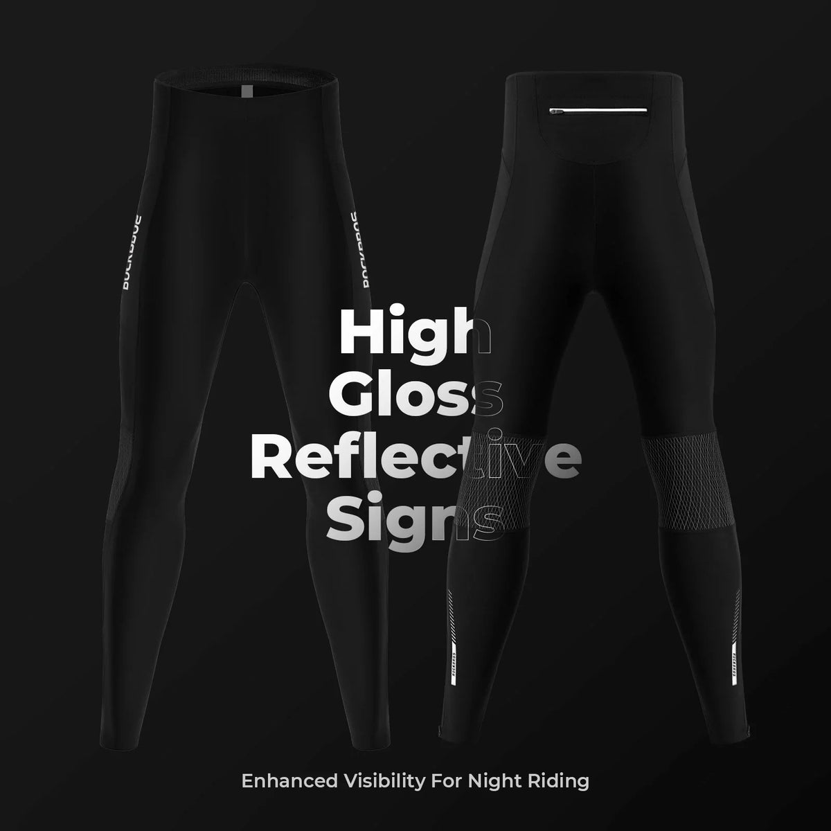 YDCK003 thermische fietsbroek voor heren