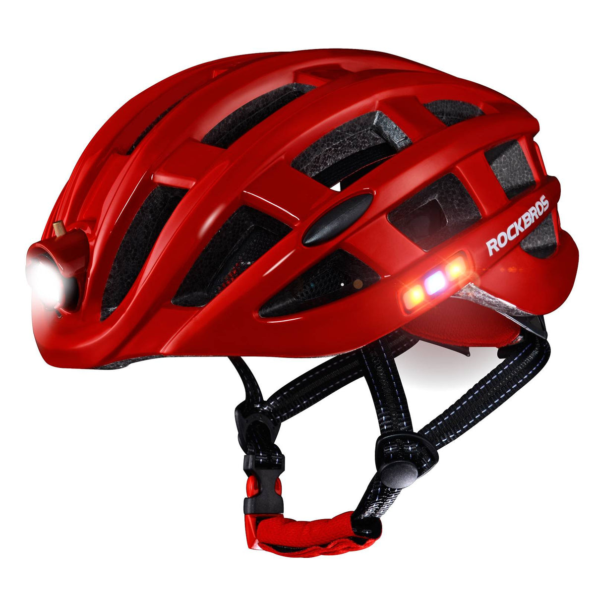 Fietshelm ZN1001 met voor-, achter- en zijverlichting – productdetail 7