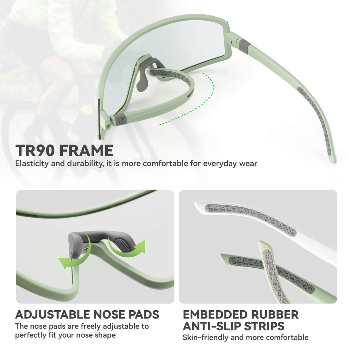 ROCKBROS fotochromische fietsbril anti-condens sp376