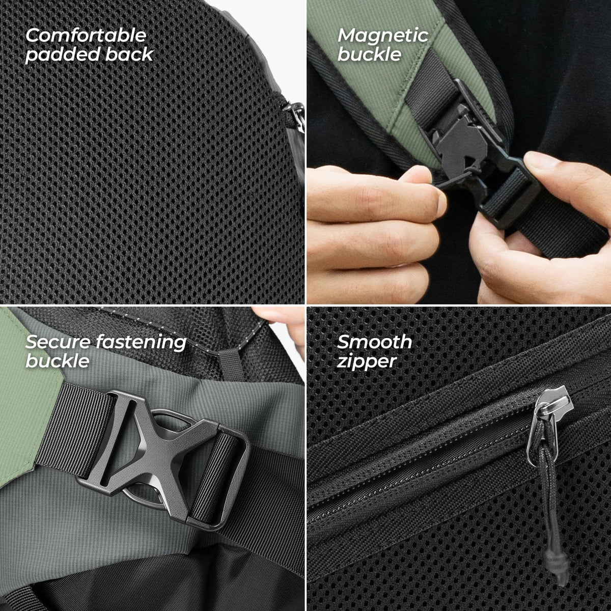 Lichte crossbody rugtas 11,5 L