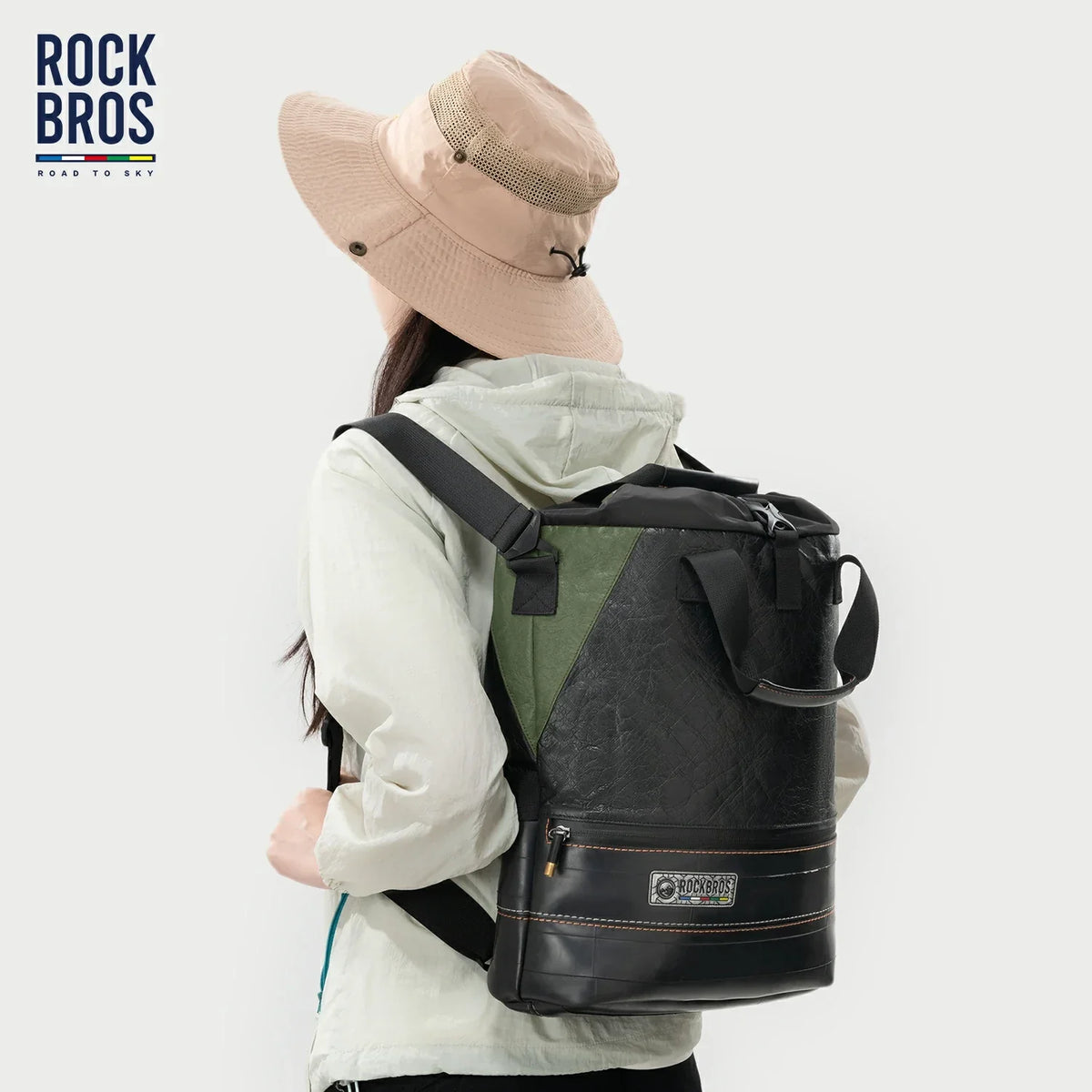 ROCKBROS eco-vriendelijke fietsdragertas 12l van gerecycled materiaal