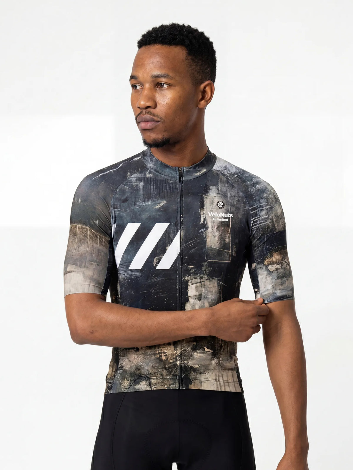 ROCKBROS heren fietsshirt Urban Camo ademend wielershirt Asphalt Echo