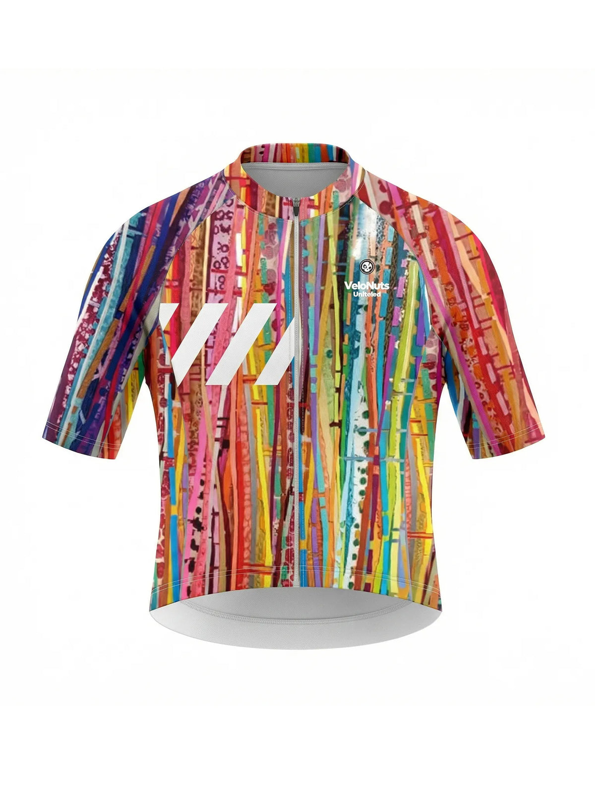 ROCKBROS heren fietsshirt Terrain Blocks ademend wielershirt Carnival Strata