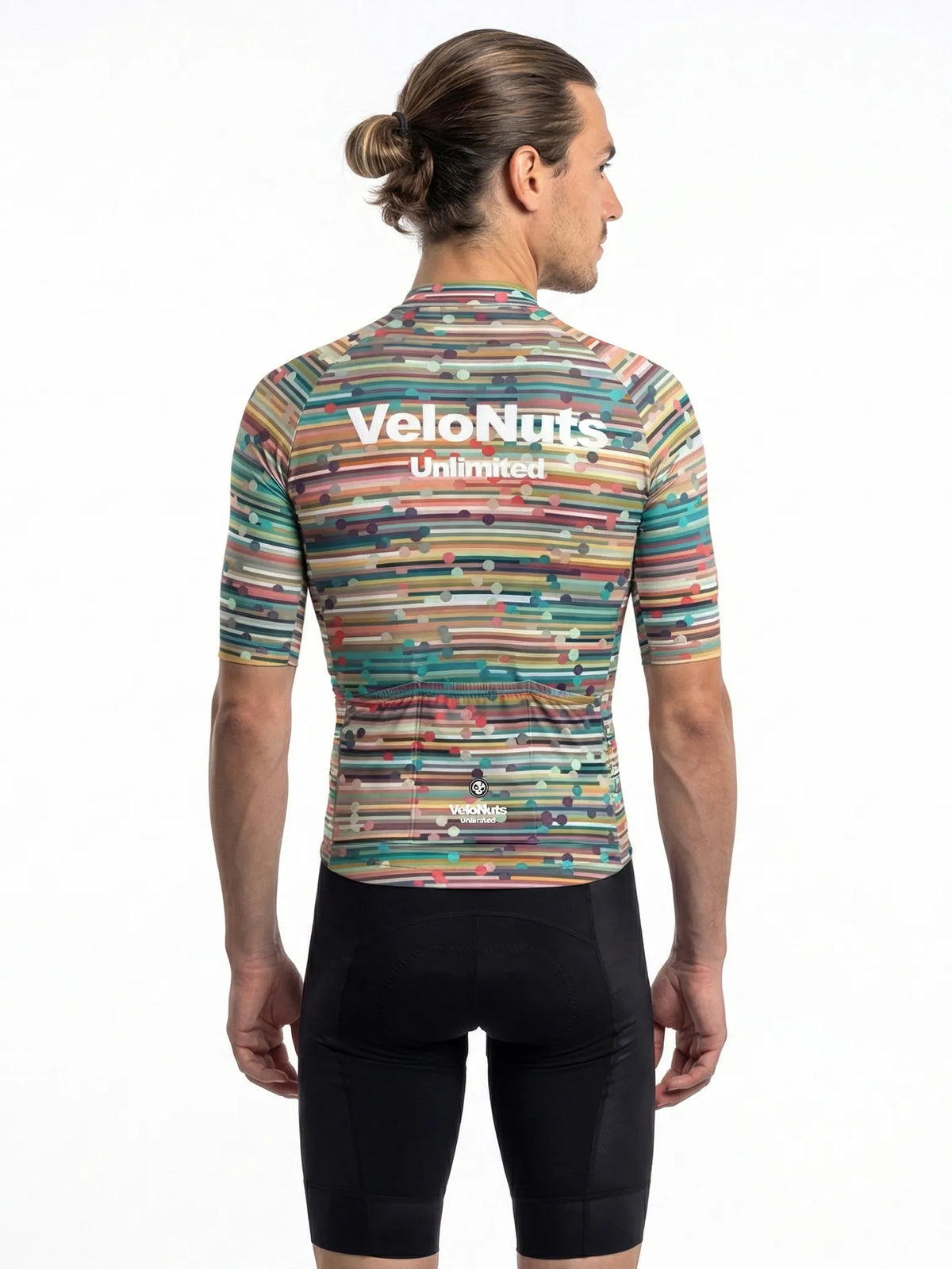 ROCKBROS heren fietsshirt Retro Signal ademend wielershirt Confetti Stripe