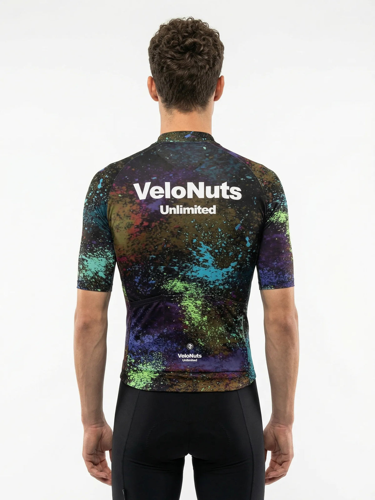 ROCKBROS heren fietsshirt Ink Burst ademend wielershirt Cosmic Spray