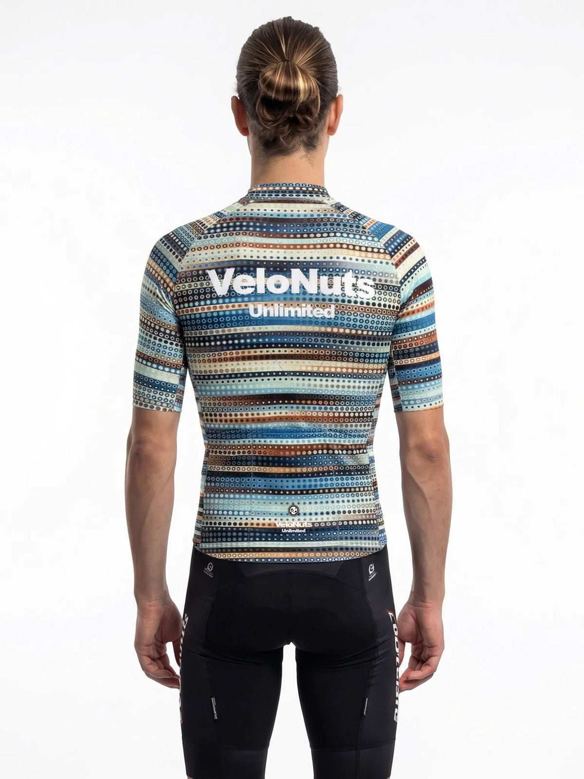 ROCKBROS heren fietsshirt Retro Signal ademend wielershirt Dotwave Stripe