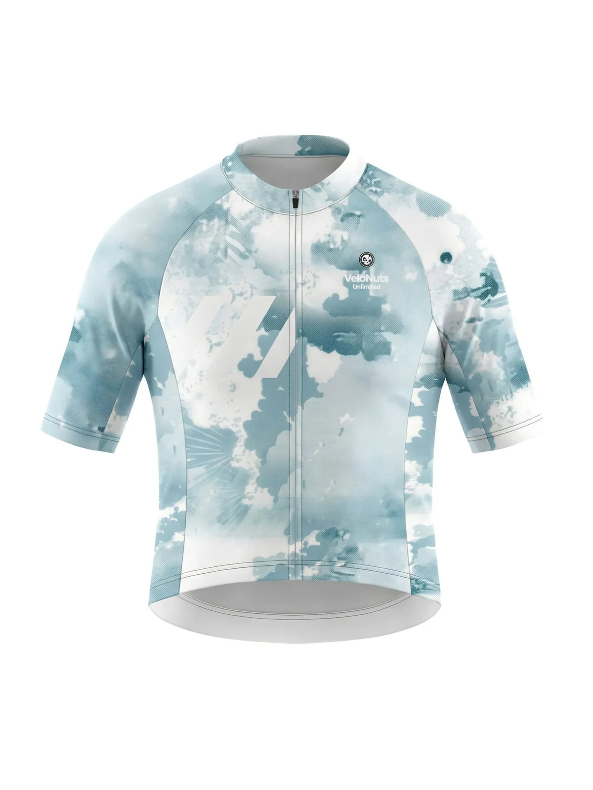ROCKBROS heren fietsshirt Wild Garden ademend wielershirt Frost Bloom