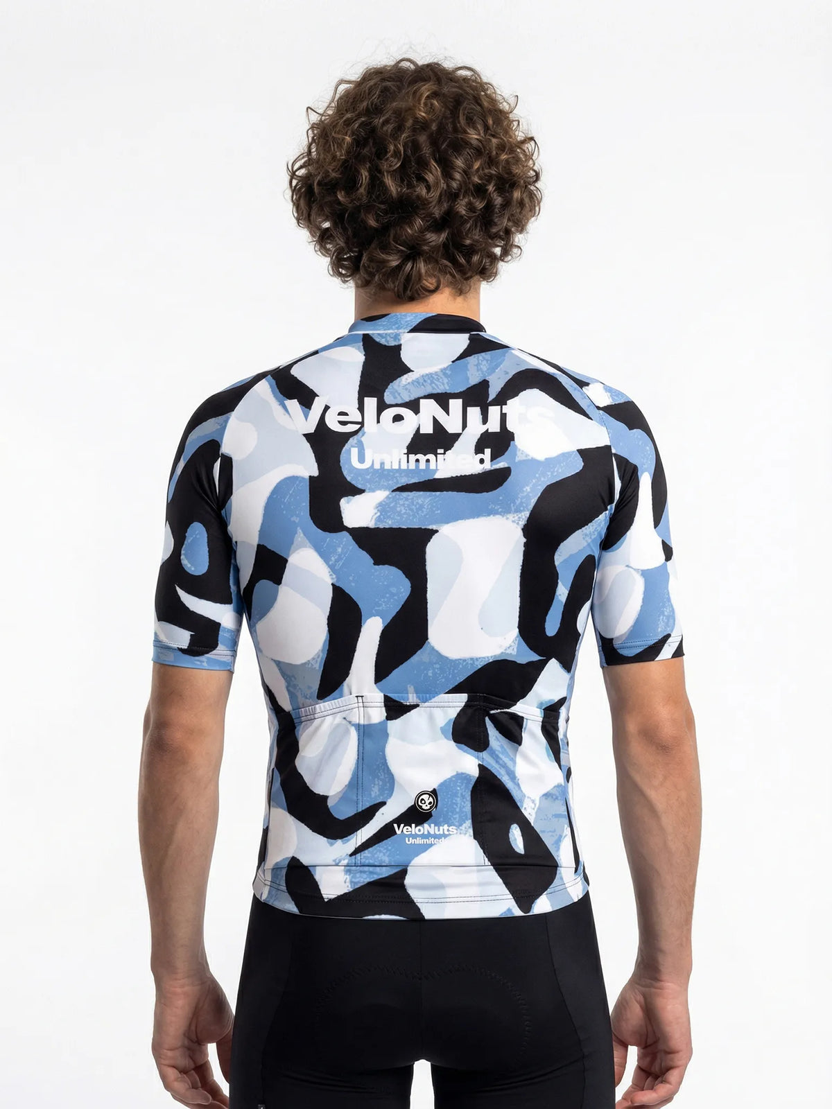 ROCKBROS heren fietsshirt Urban Camo ademend wielershirt Ink Blob Camo