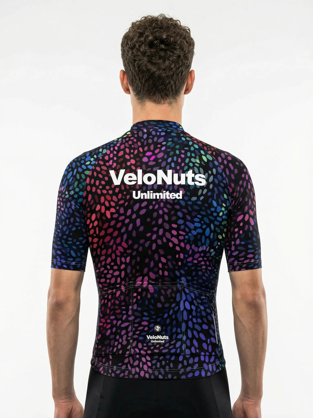 ROCKBROS heren fietsshirt Biolume Garden ademend wielershirt Neon Seed Burst