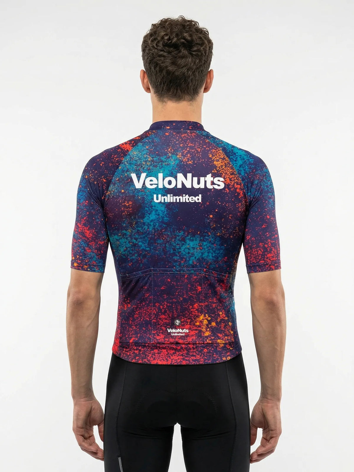 ROCKBROS heren fietsshirt Ink Burst ademend wielershirt Solar Spray