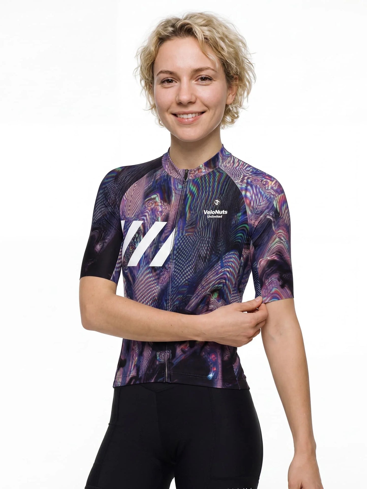 ROCKBROS dames fietsshirt Neon Condense ademend wielershirt Psywave Mirage