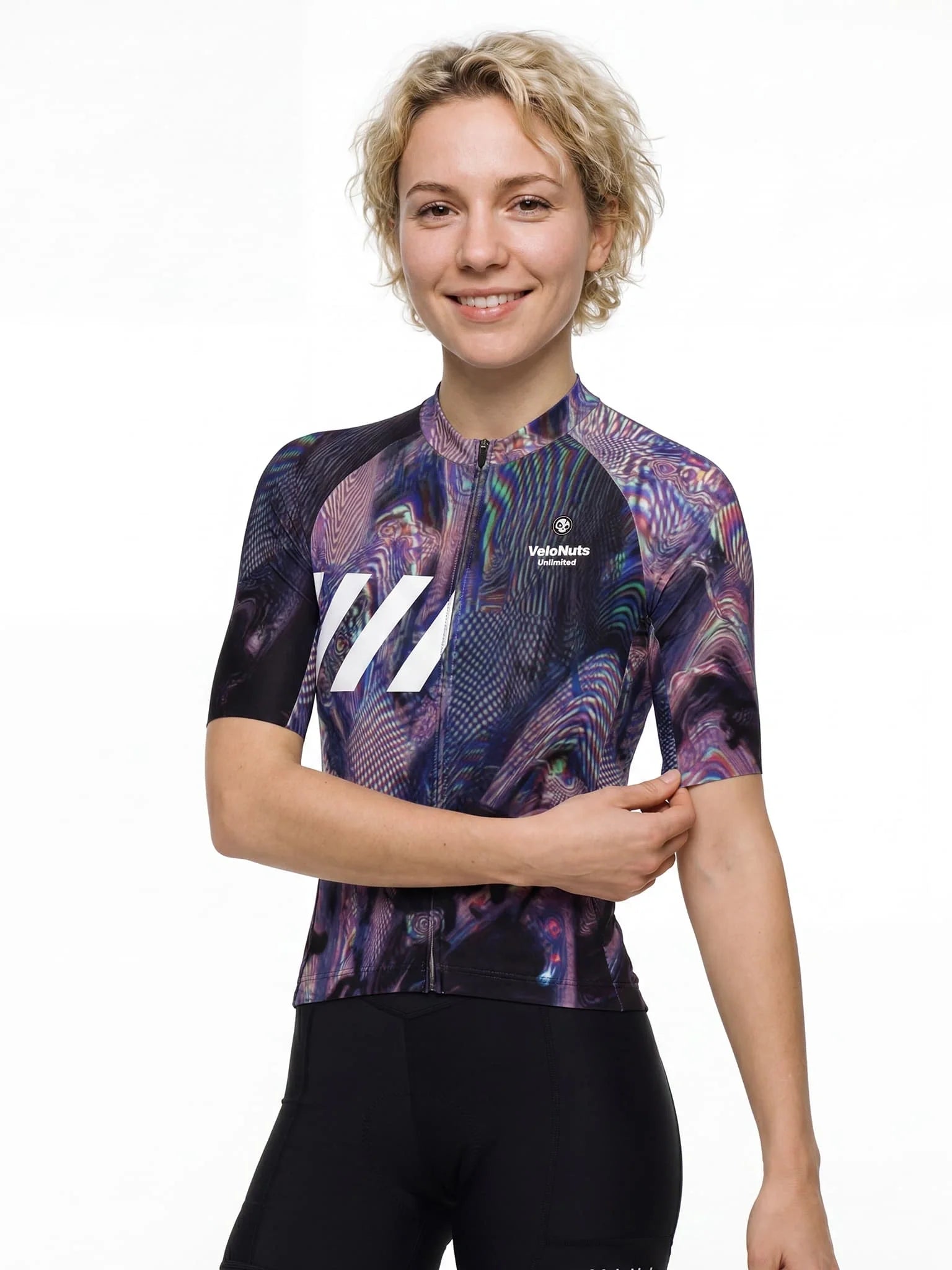 ROCKBROS dames fietsshirt Neon Condense ademend wielershirt Psywave Mirage