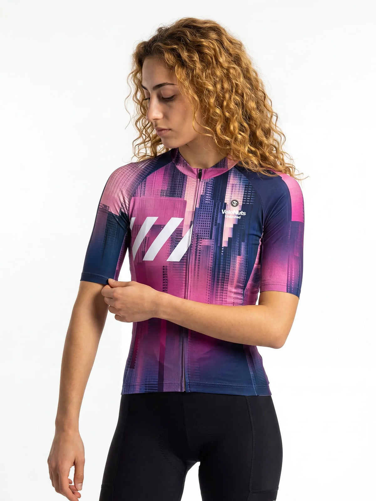 ROCKBROS dames fietsshirt Liquid Terrain ademend wielershirt Ocean Blur