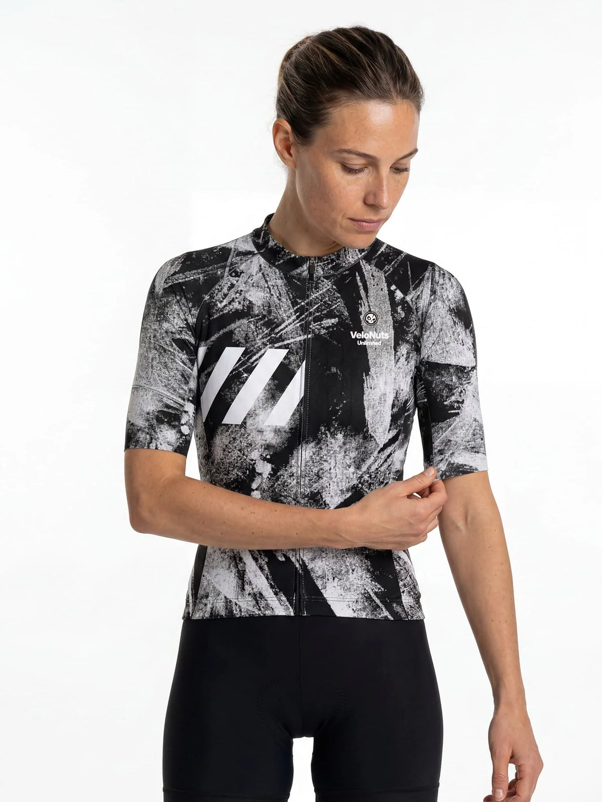 ROCKBROS dames fietsshirt Ink Burst ademend wielershirt Chalk Riot