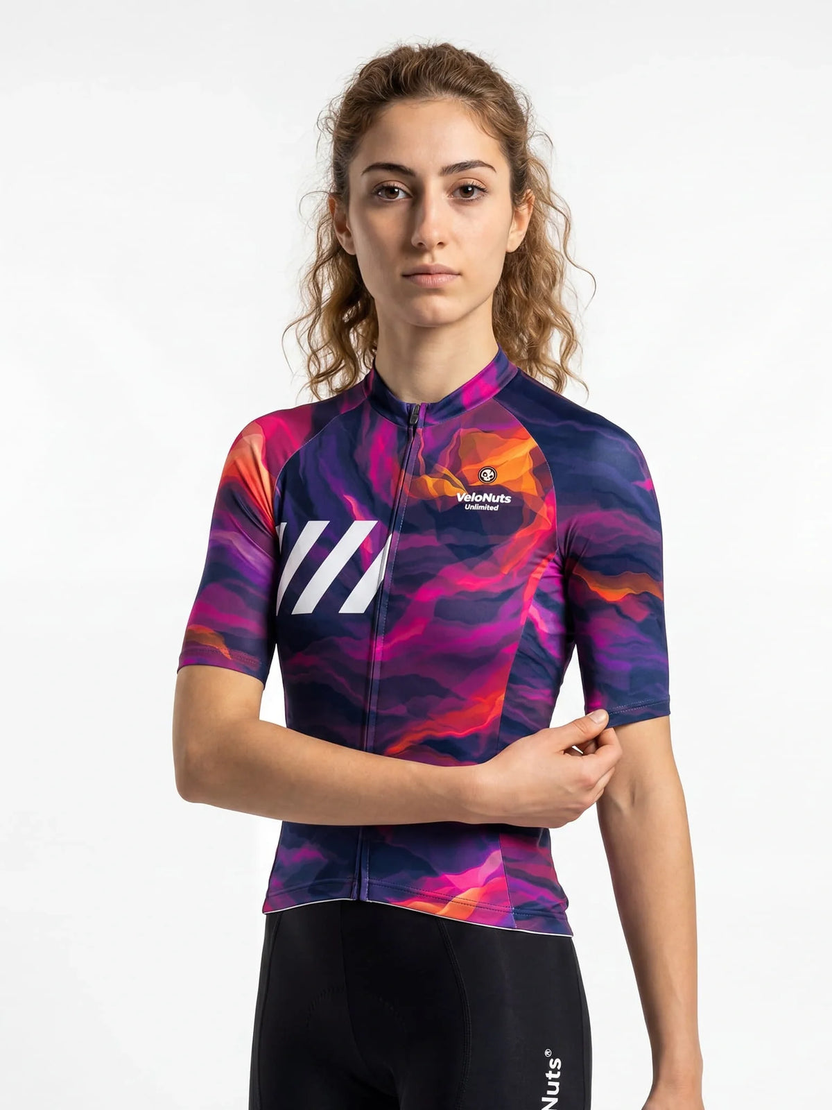 ROCKBROS dames fietsshirt Liquid Terrain ademend wielershirt Magma Flow
