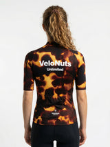 ROCKBROS dames fietsshirt Fur Code ademend wielershirt Smoked Tortoise