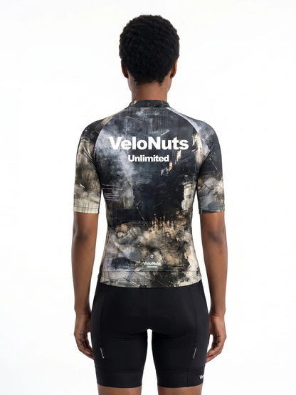 ROCKBROS dames fietsshirt Urban Camo ademend wielershirt Asphalt Echo