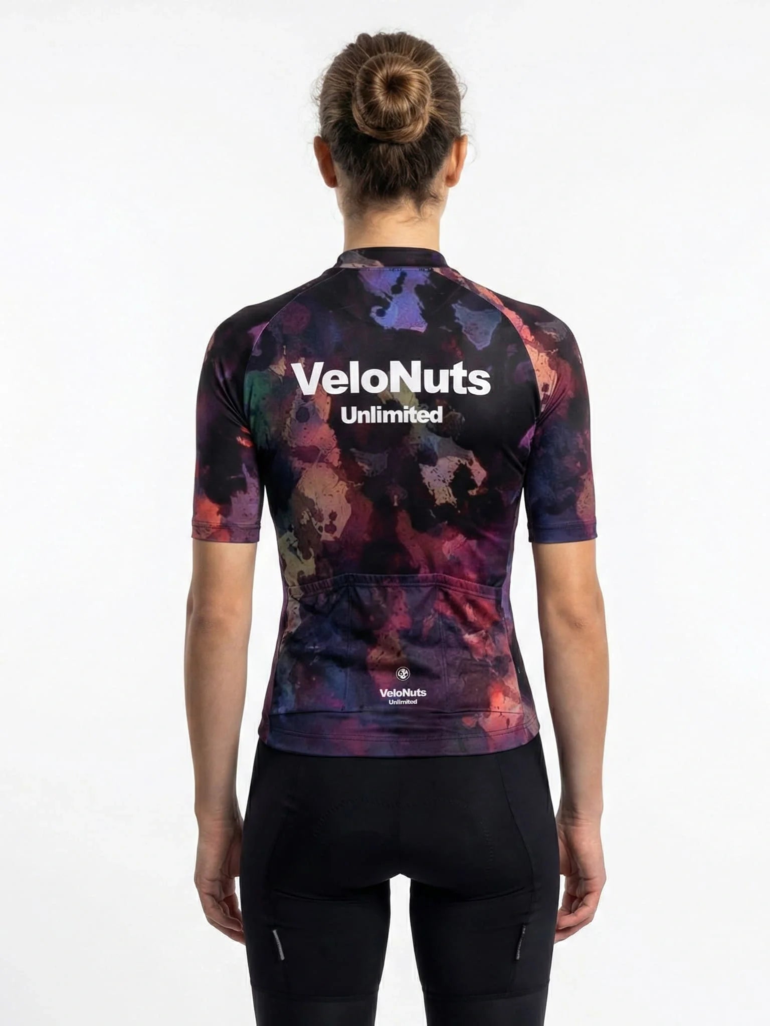 ROCKBROS dames fietsshirt Wild Garden ademend wielershirt Midnight Petals