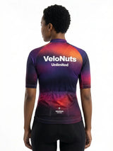 ROCKBROS dames fietsshirt Aura Fade ademend wielershirt Solar Dusk