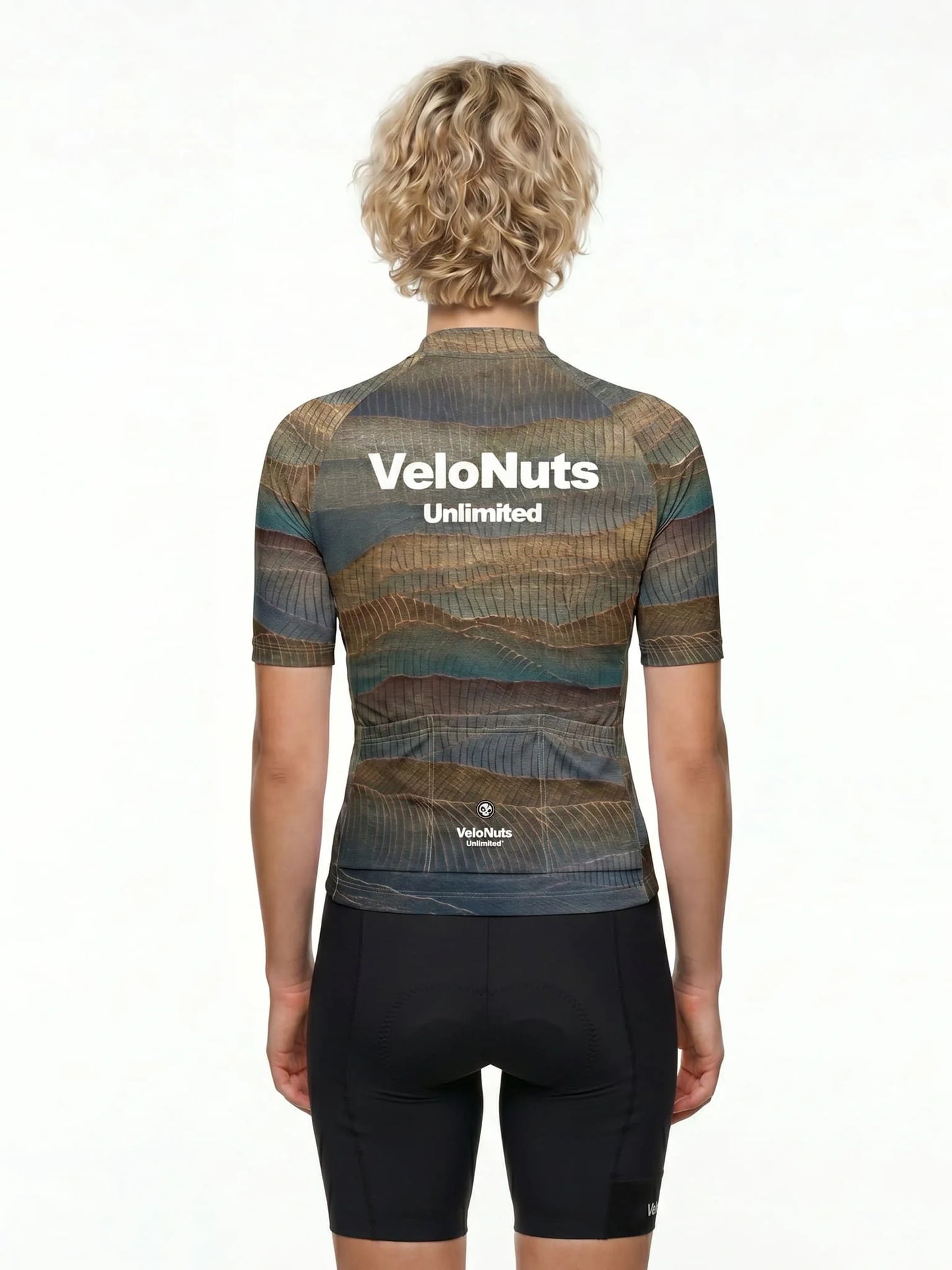 ROCKBROS dames fietsshirt Terrain Blocks ademend wielershirt Desert Contour