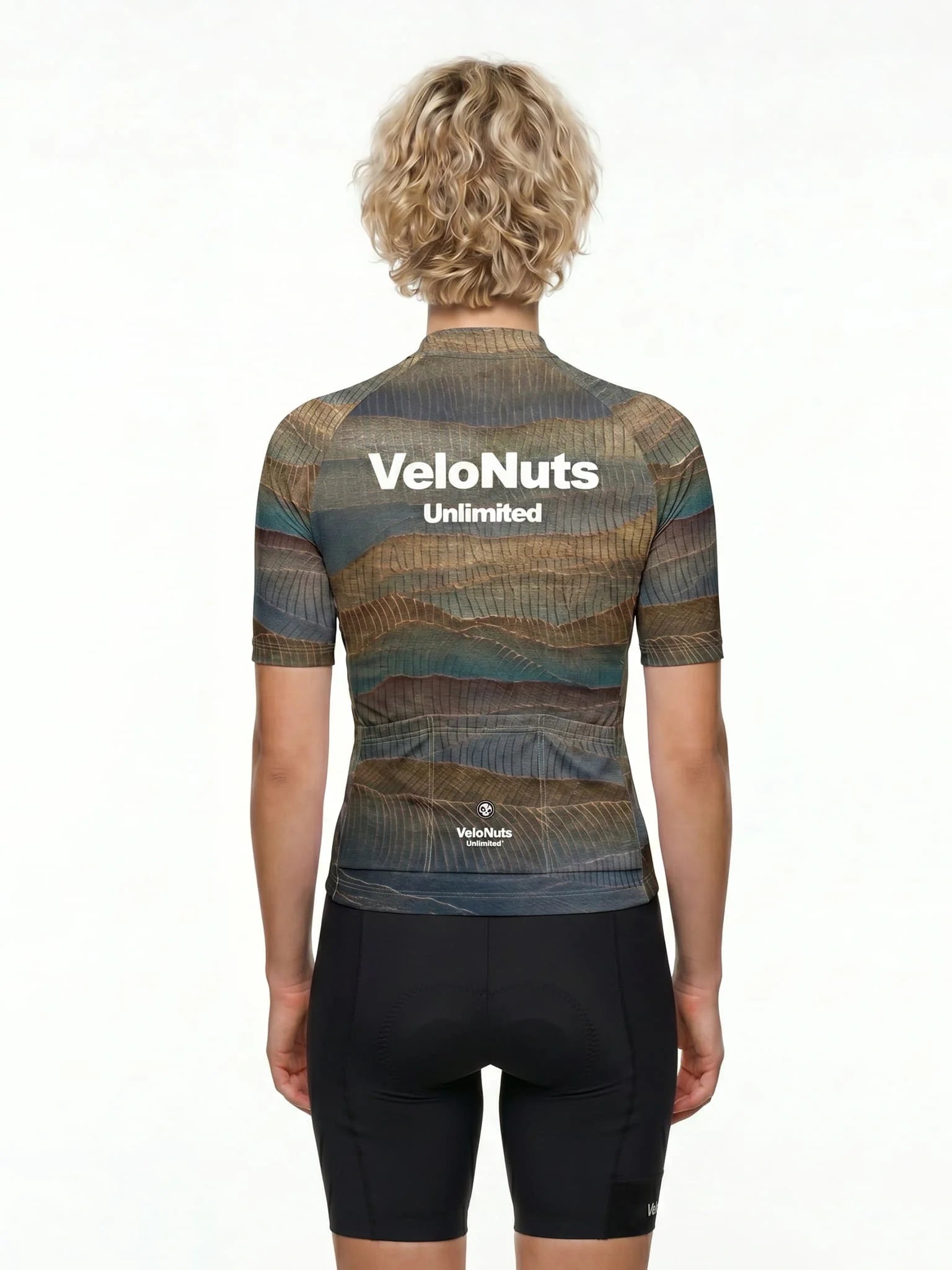 ROCKBROS dames fietsshirt Terrain Blocks ademend wielershirt Desert Contour