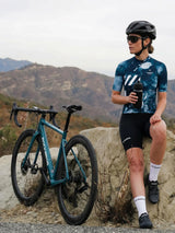 ROCKBROS dames fietsshirt Liquid Terrain ademend wielershirt Storm Current