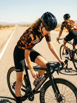 ROCKBROS dames fietsshirt Fur Code ademend wielershirt Smoked Tortoise