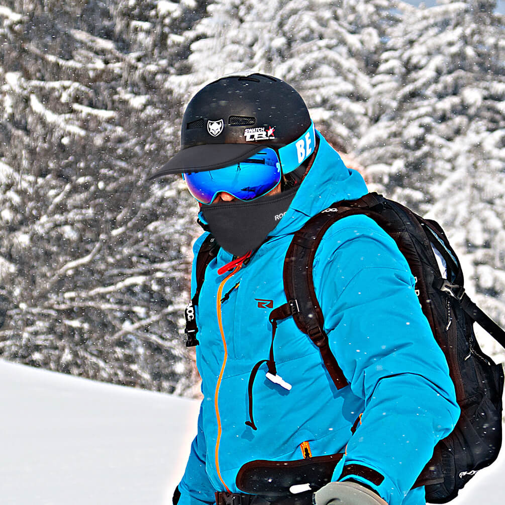 Thermische winter bivakmuts met klep