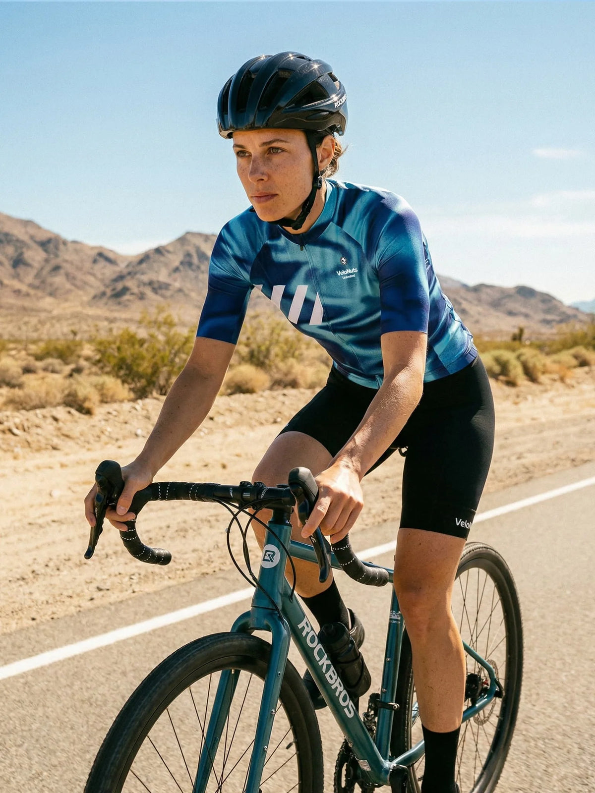 ROCKBROS dames fietsshirt Tech Skin ademend wielershirt Glacier Silk