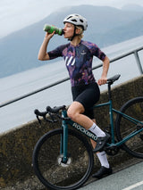 ROCKBROS dames fietsshirt Neon Condense ademend wielershirt Psywave Mirage