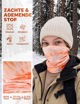 Nekwarmer van Tencel en merinowol - afbeelding 4