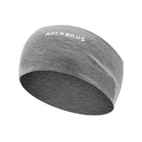 Elastische fiets-hoofdband van Tencel en wol – Donkergrijs | ROCKBROS