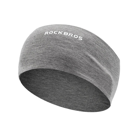 Elastische fiets-hoofdband van Tencel en wol – Donkergrijs | ROCKBROS